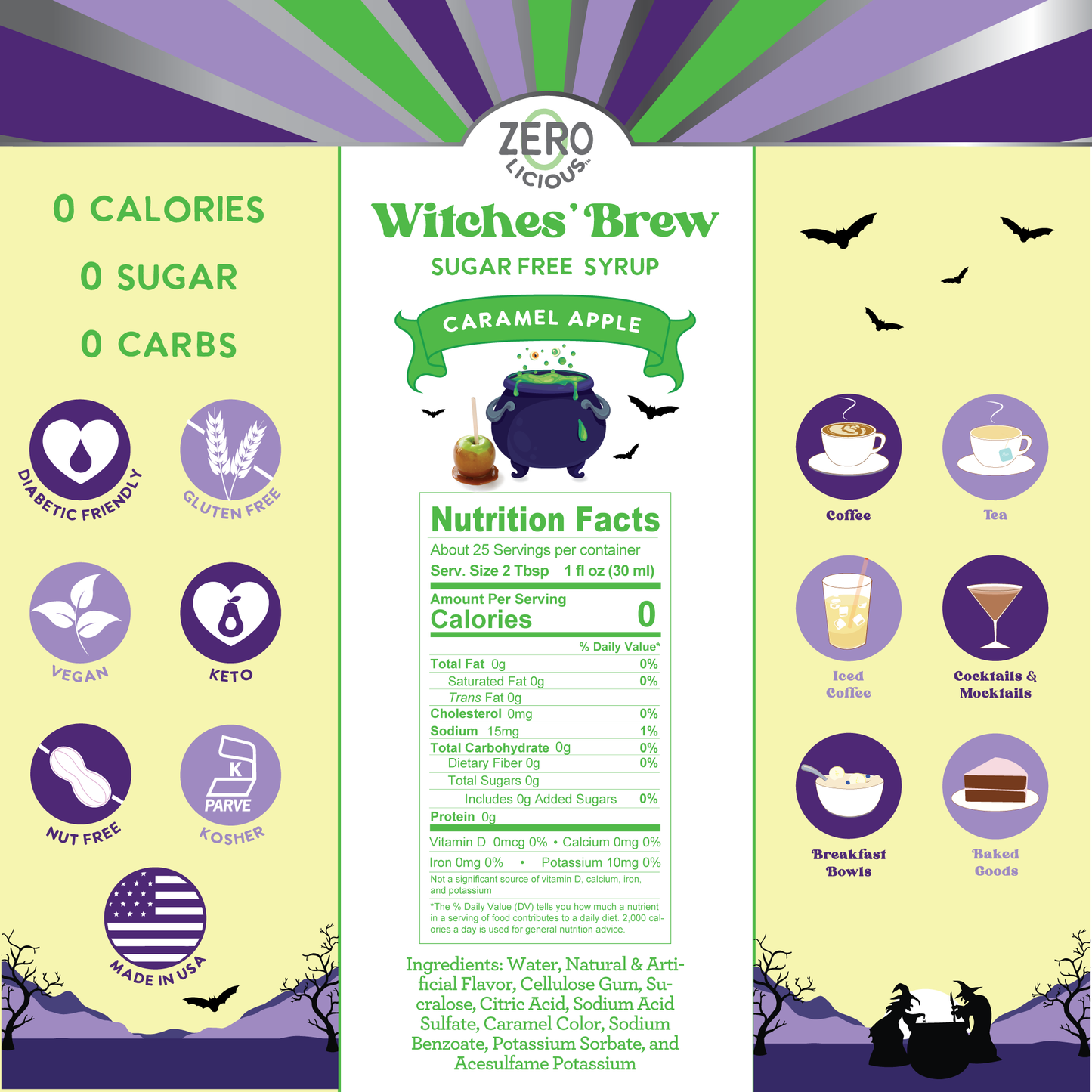 Witches' Brew Caramel Apple Syrup