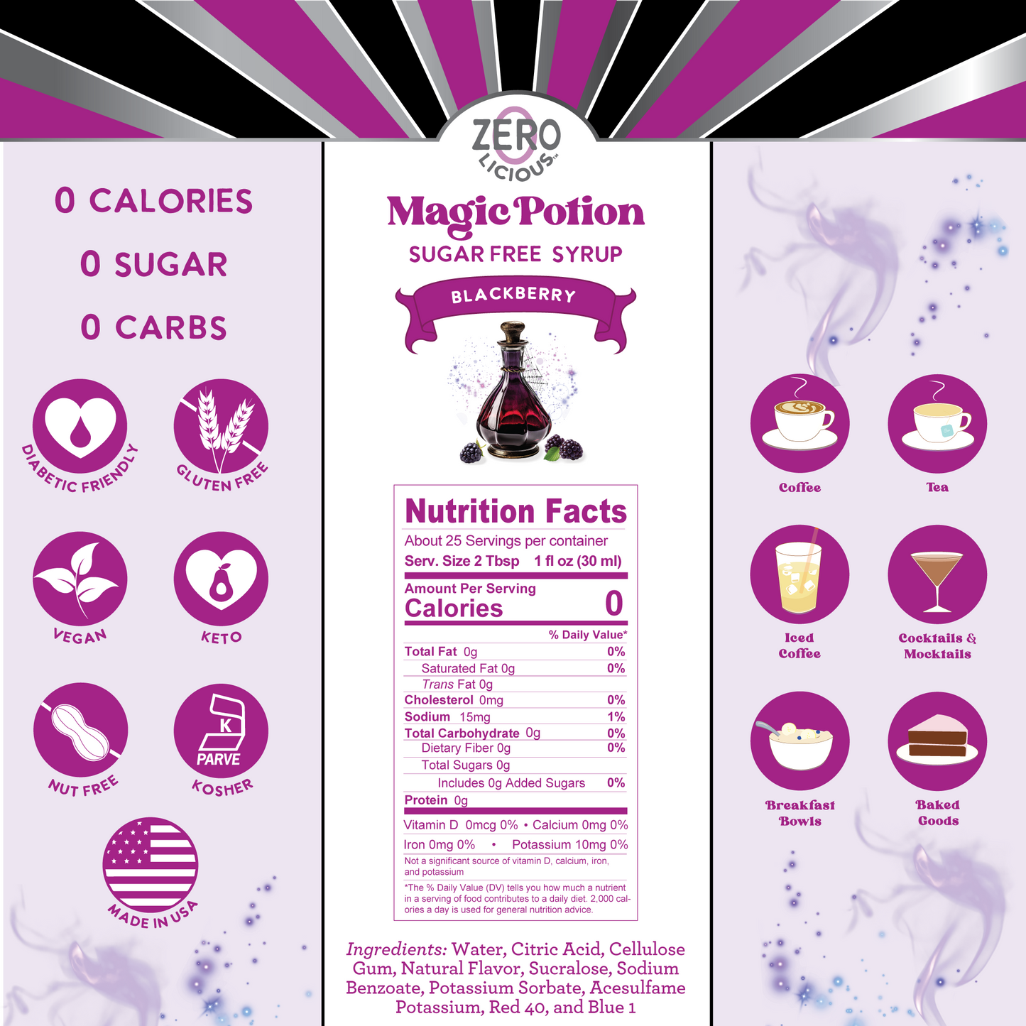 Magic Potion Blackberry Syrup