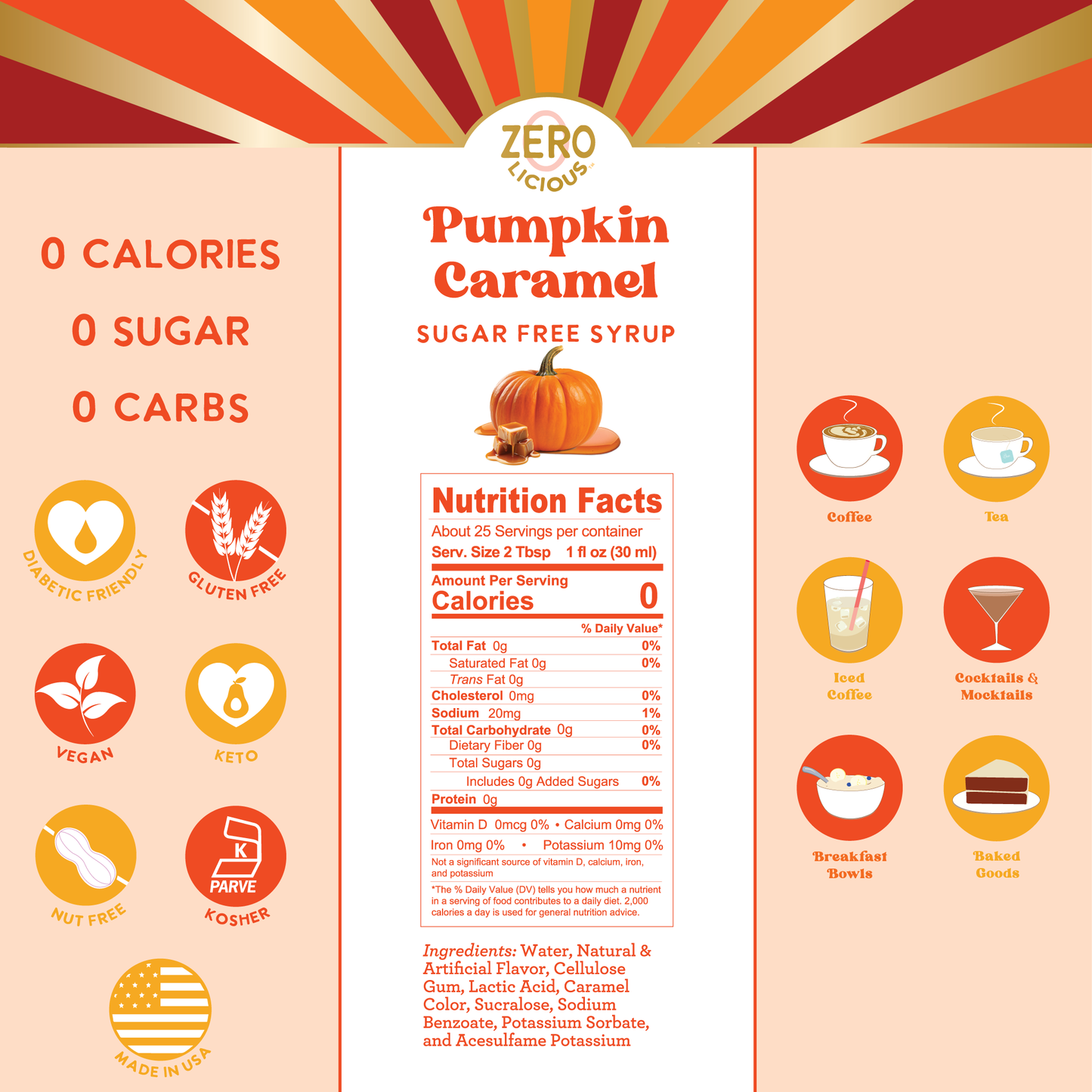 Pumpkin Caramel Syrup