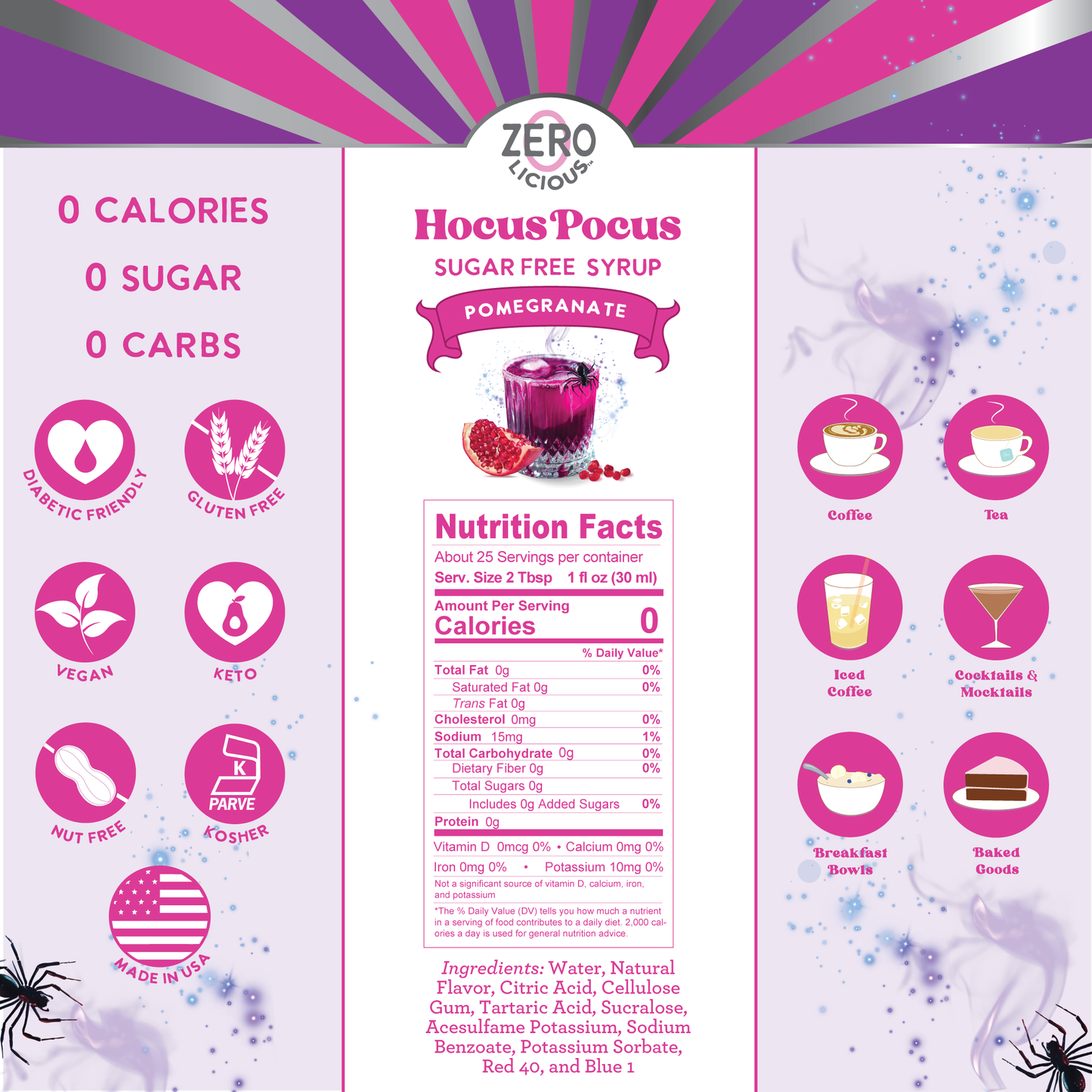 Hocus Pocus Pomegranate Syrup