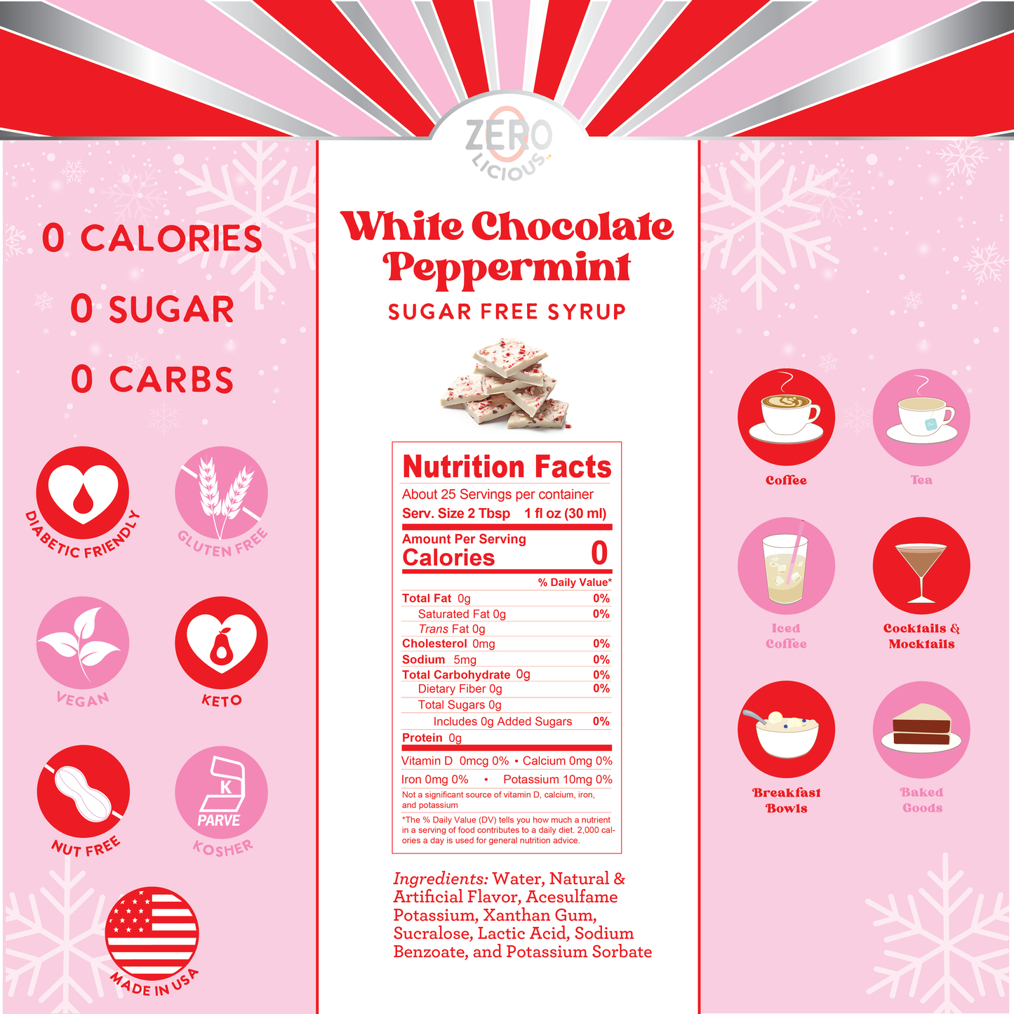 White Chocolate Peppermint Syrup